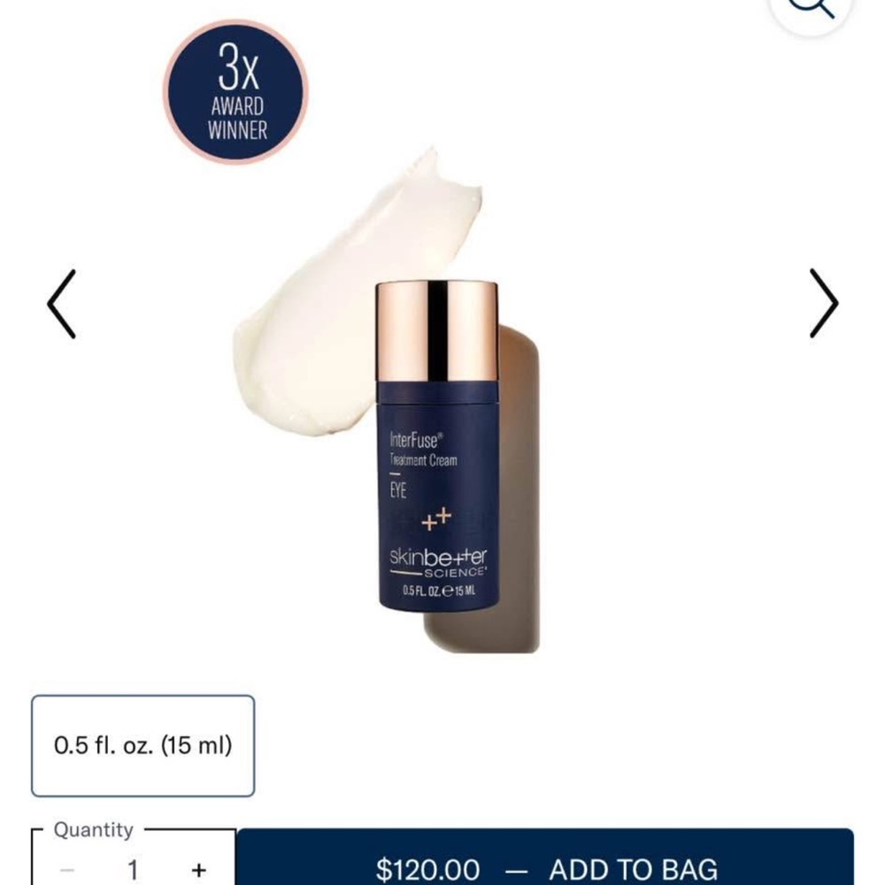 InterFuse Treatment Cream EYE - Blue and Gold